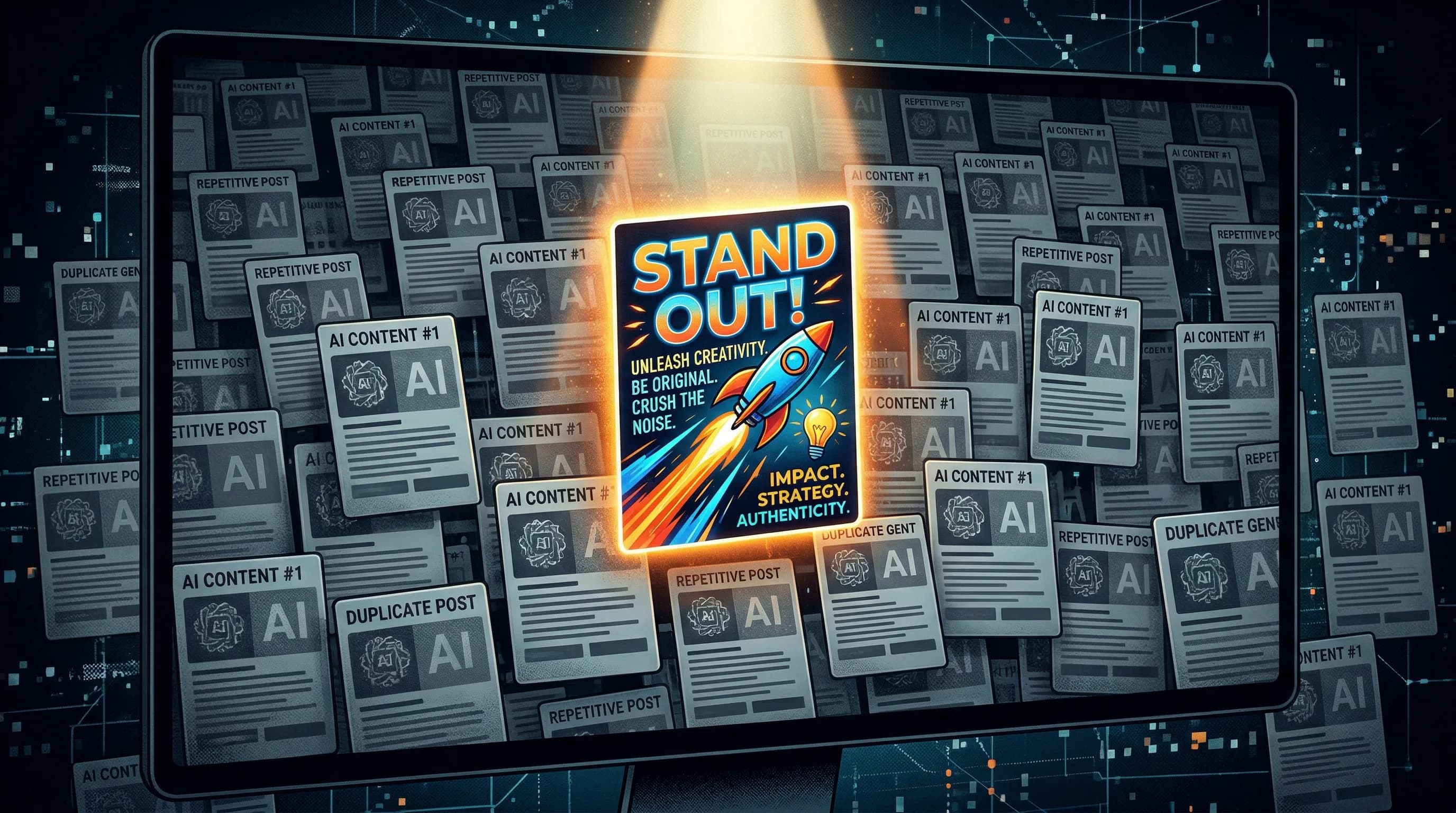 AI Content Oversaturation: How to Stand Out When Everyone's Using the Same Tools